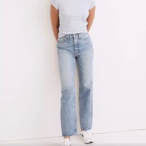 Madewell Perfect Vintage Straight Jean 27 petite